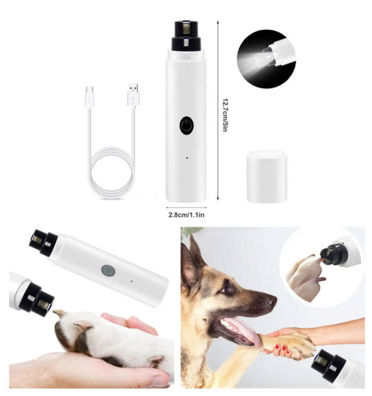 Lima Eléctrica con Luz para Mascotas
