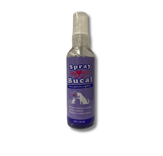 Spray Bucal para Mascotas 100ml.
